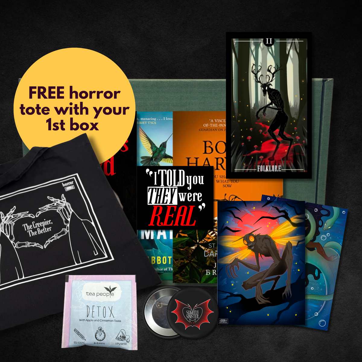 Horror Subscription Box Horror Plus by A Box of Stories