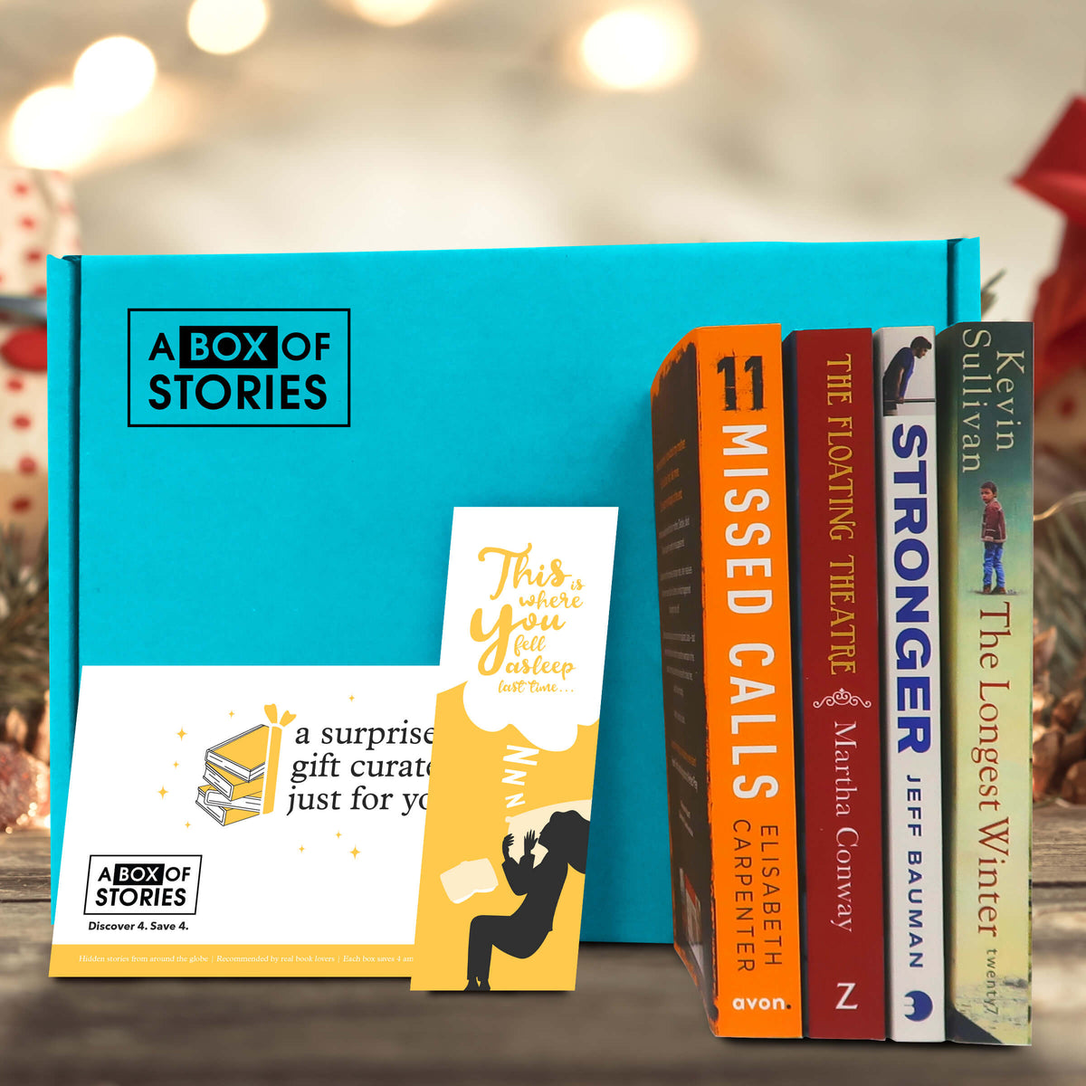 A Surprise Subscription Box of 4 Mixed Books